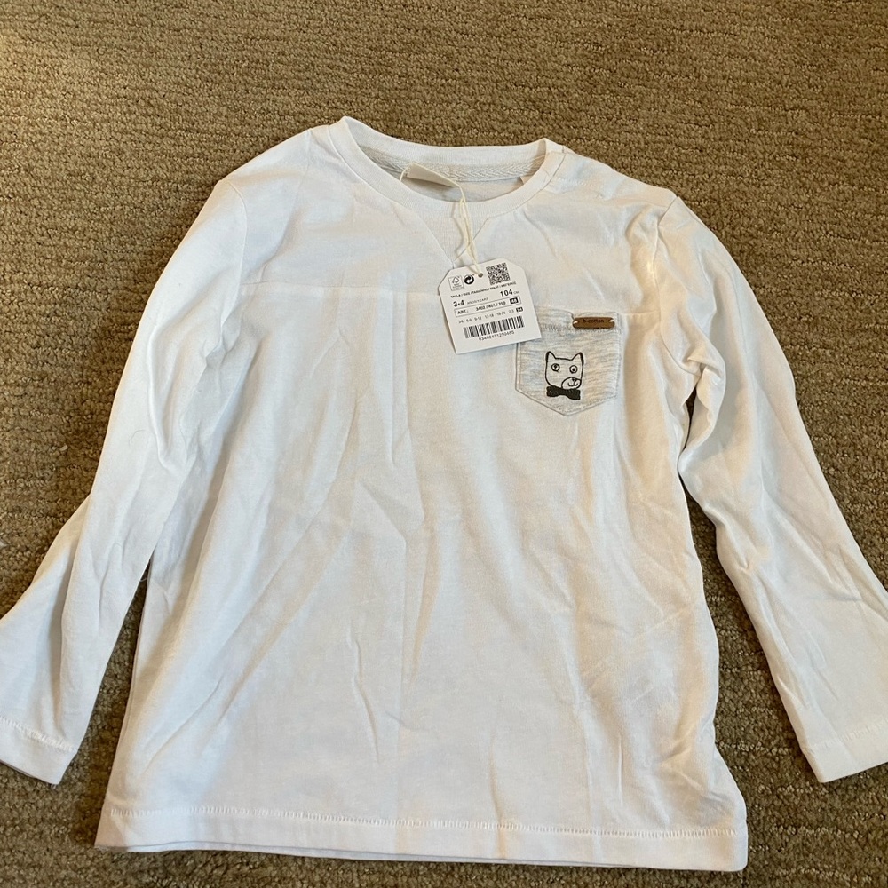 Zara white long sleeve